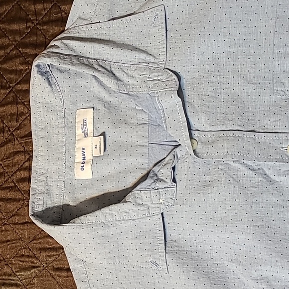 Old Navy Polka Dot Button Down Shirt - Picture 2 of 5